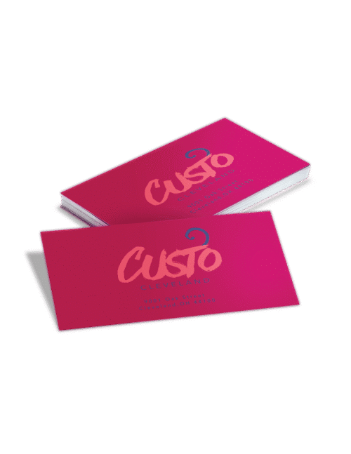 Suede Business Cards