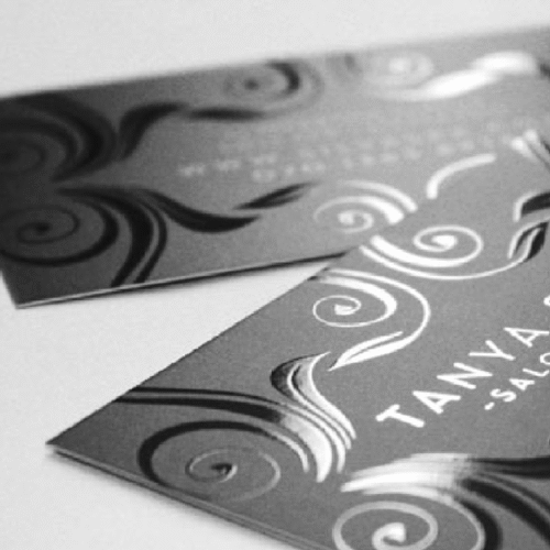SPOT UV BUSINESS CARDS