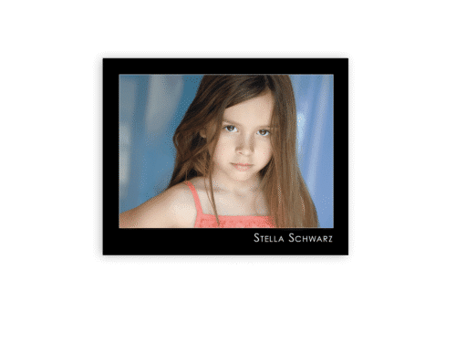 Horizonal Black Border 8x10 Headshot