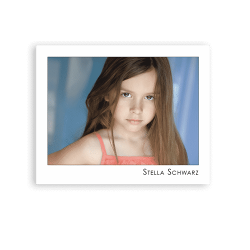Horizonal White Border 8x10 Headshot