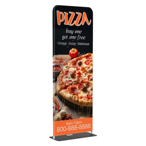 Tension Fabric Banner Stand - Modern Pillowcase Display