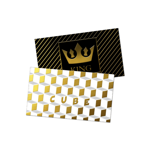RAISED FOIL BUSINESS CARDS