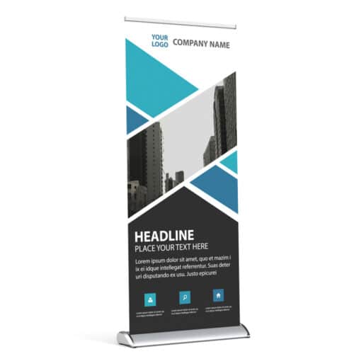 Deluxe Retractable Banner Stand (33" x 81")
