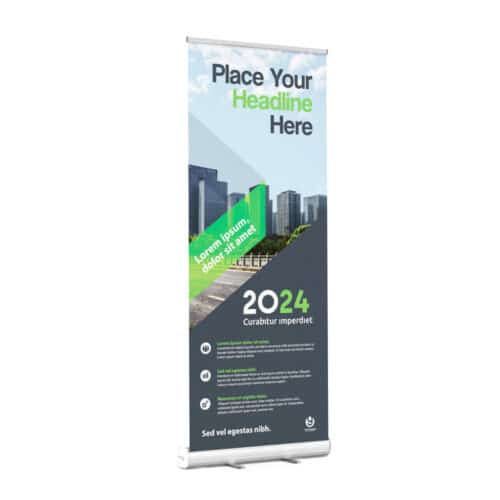Standard Retractable Banner Stand 33"x81"